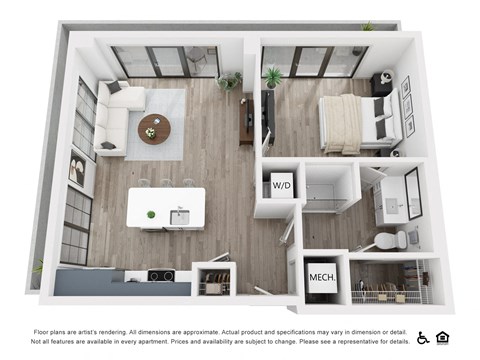 A14 bedroom floorplan